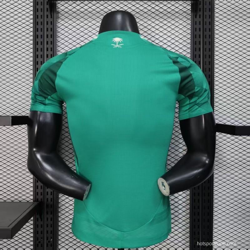 Player Version 2025 Saudi Arabia Home Jersey