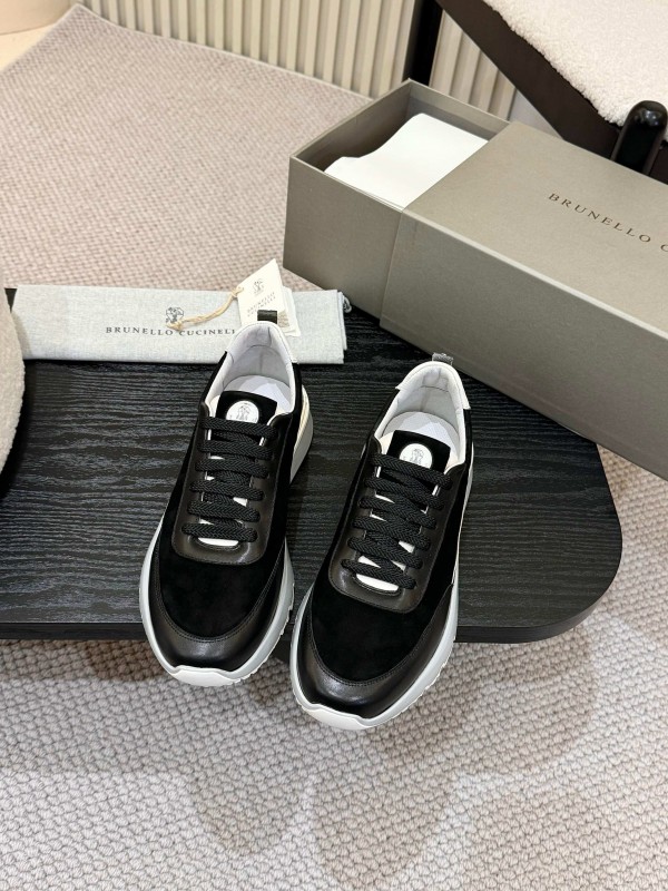Brunello Cucinelli Casual Sneakers with Seasonal Colors and Leather Lining - KFY00320