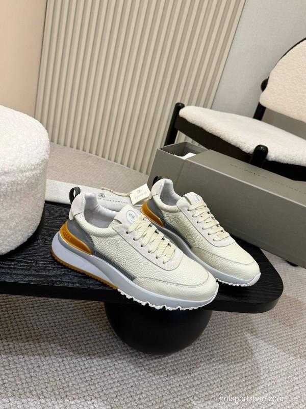 Brunello Cucinelli Casual Sneakers with Seasonal Colors and Leather Lining - KFY00320