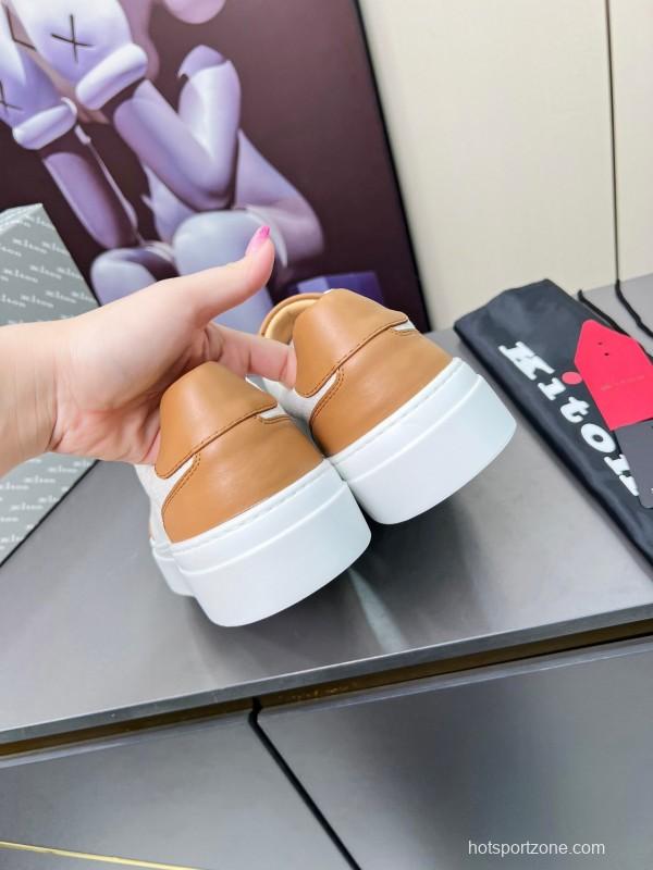 Kiton 2025 SS Tie-Detail Old Money Style Casual Men's Shoes - KFY00320