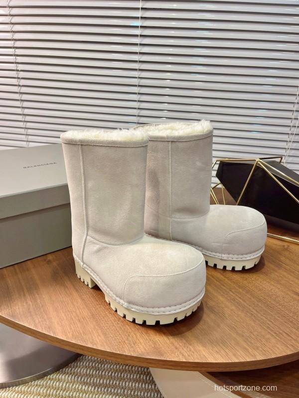 Balenciaga 2025 SS Oversized High Heel Snow Boots - AS00520