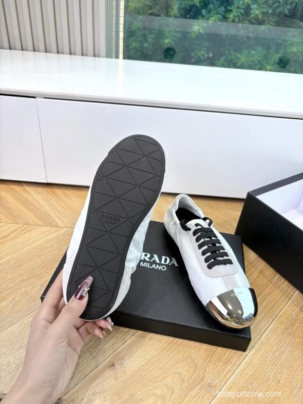Prada 2025 SS Metal Toe Thin Sole Training Shoes Casual Footwear - LY00280