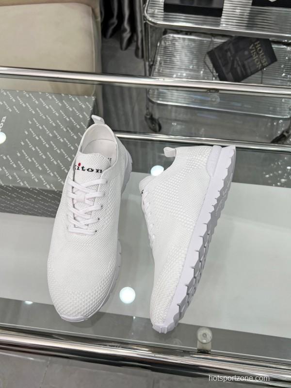 Kiton Four Seasons Classic Casual Knit Shoes - KFY00300