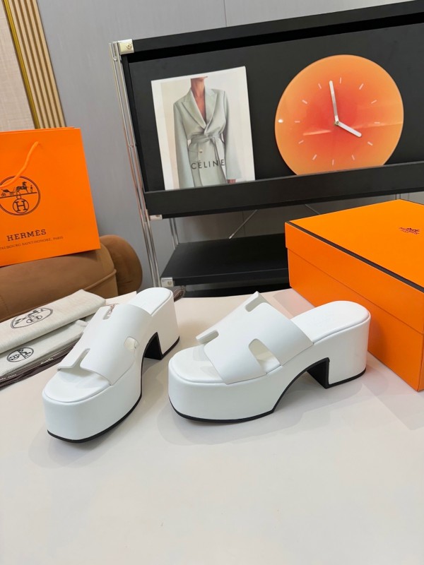 Adidas H Classic Waterproof Platform Wedge Heel Thick Sole Sandals - LY00