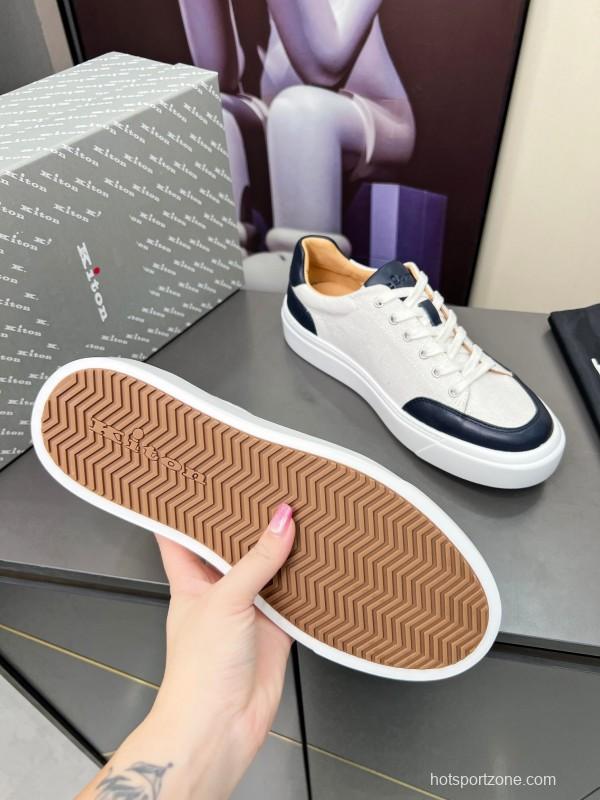 Kiton Tie-Dye Old Money Style Casual Men's Shoes - KFY00320