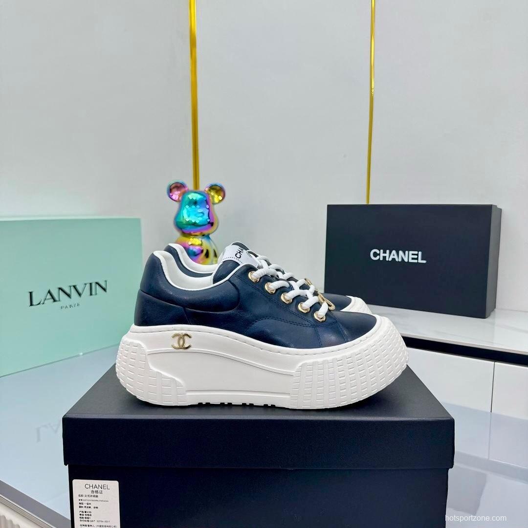 Chanel 2025 SS Loafers Panda Shoes Original Calfskin - LY00330