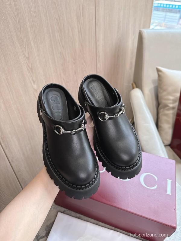 Gucci Women's Mule Shoes with Horsebit Detail - LY00300