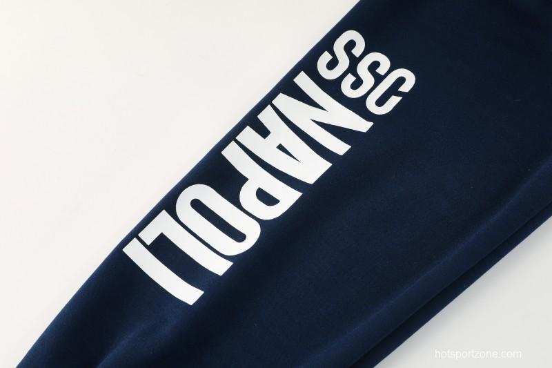 25/26  Napoli Sky Blue  Full zipper Jacket Tracksuit+ long pants