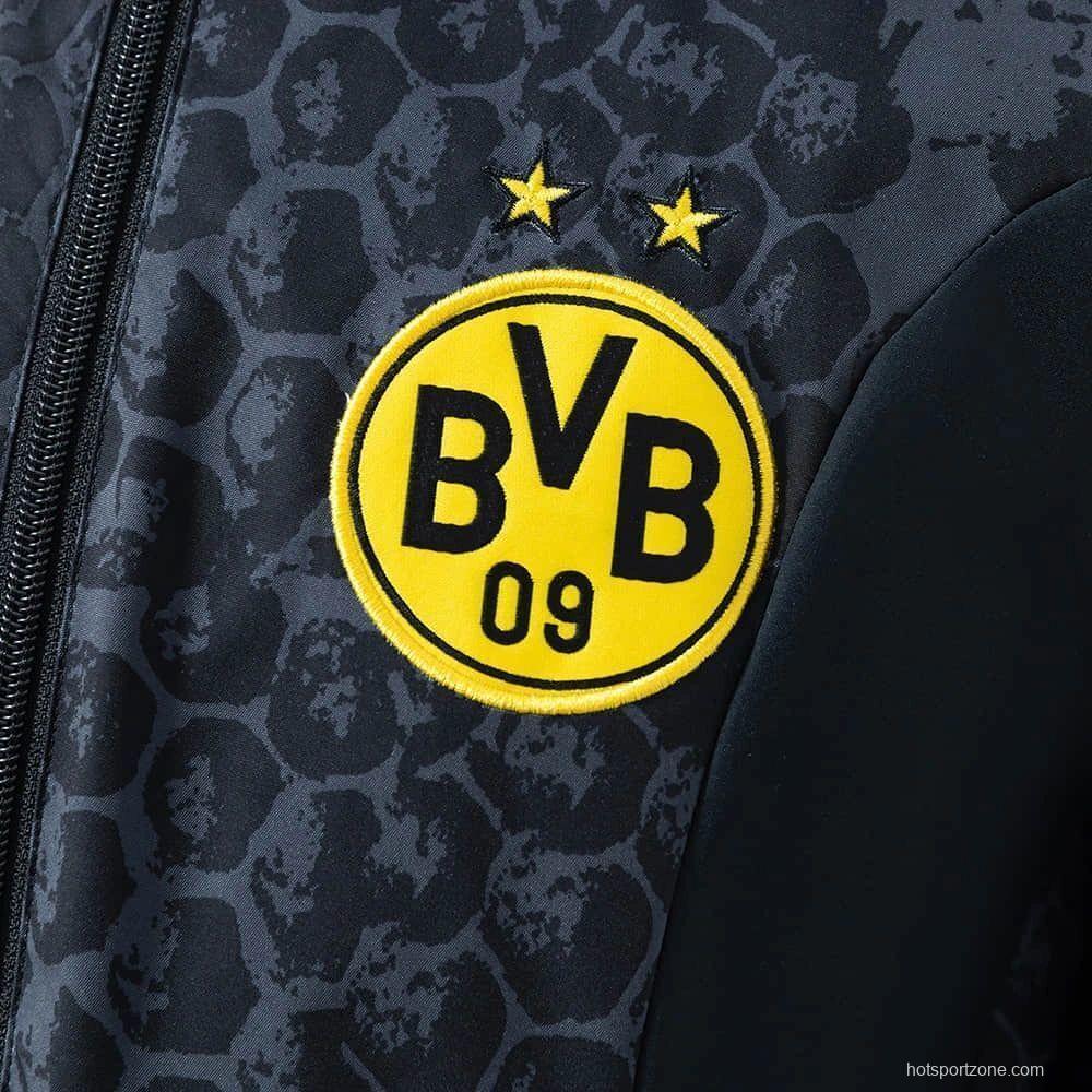 2026 Dortmund Black Reversible Jacket Windbreaker