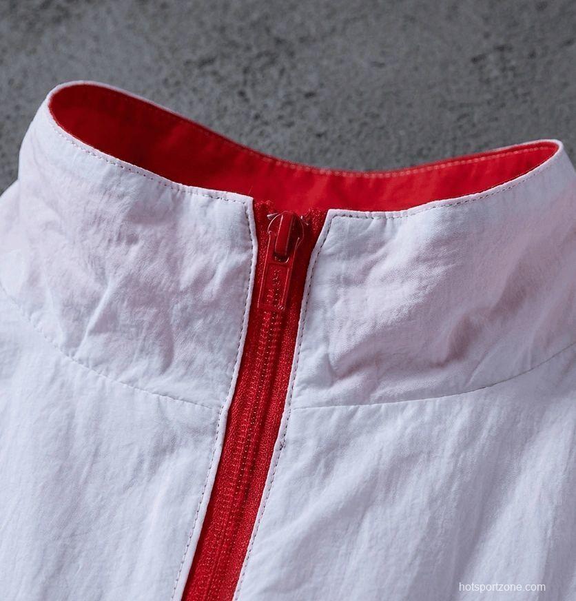 2026 Liverpool Red And White Reversible Full Zipper Jacket