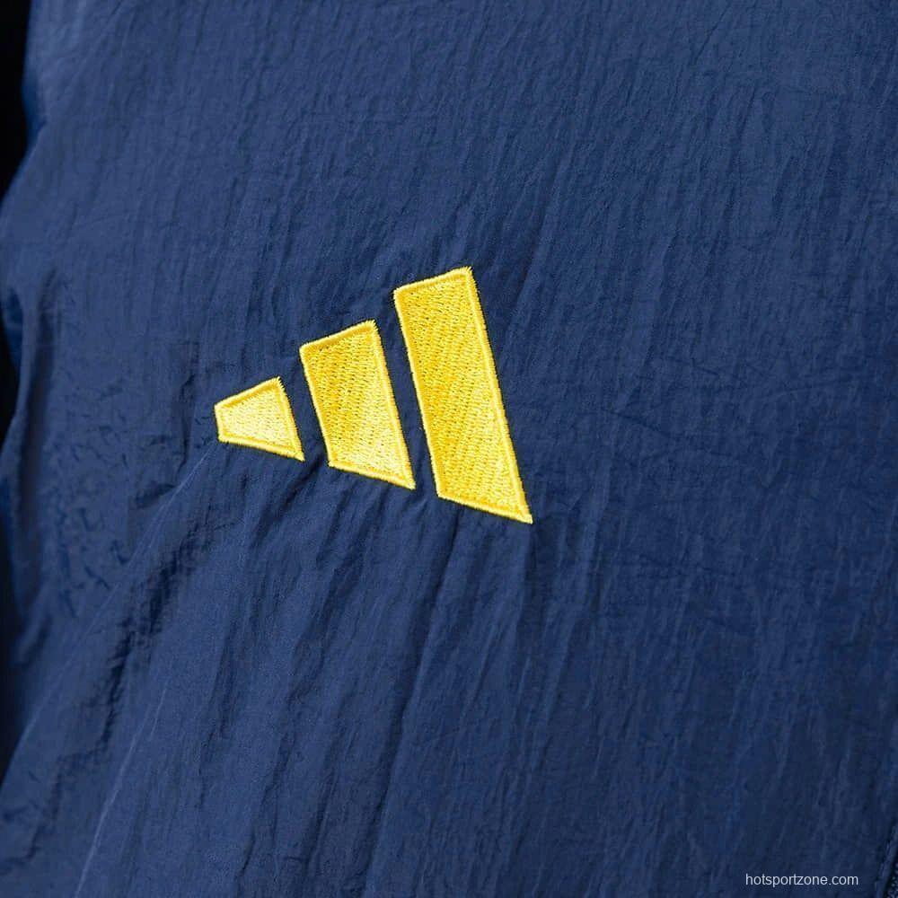 2026 Boca Juniors Black Jacket Windbreaker