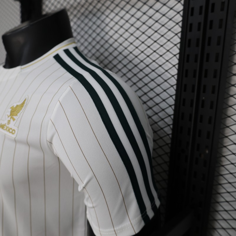 Player Version 2026 Mexico White Terrace Icons White Jersey