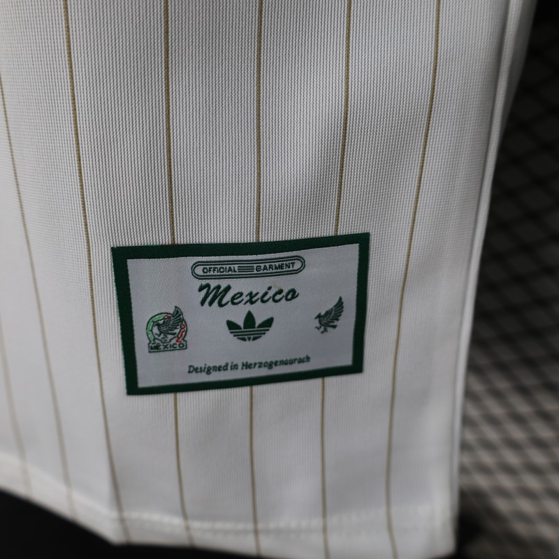 Player Version 2026 Mexico White Terrace Icons White Jersey