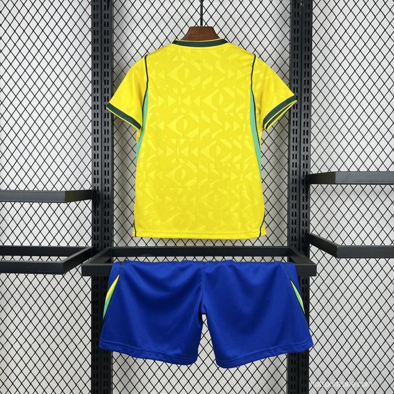 2026 Kids Brazil World Cup Home Kit