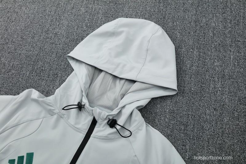 26/27 Algeria Full Zipper Hooded Jacket Tracksuit + Long Pants