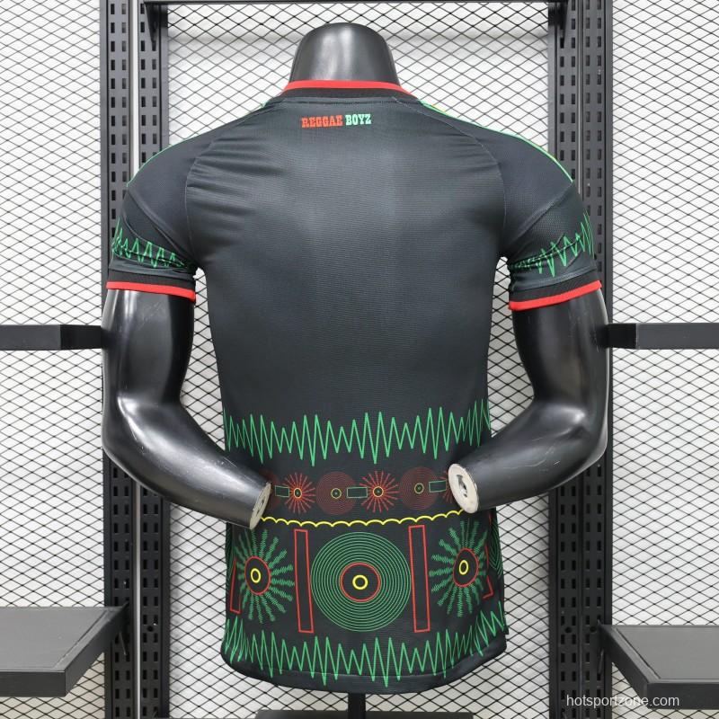 Player Version 2026 Jamaica Dark Grey Reggae Music Culture Special Edition Jersey