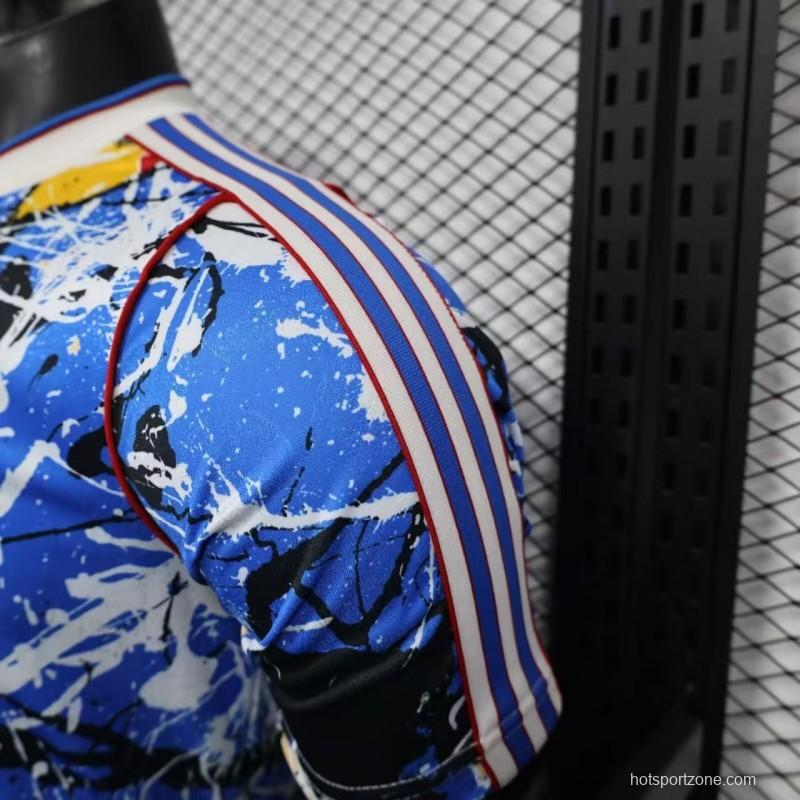 Player Version 26/27 Manchester United Multicolor Paint Splash Art Special Edition Jersey