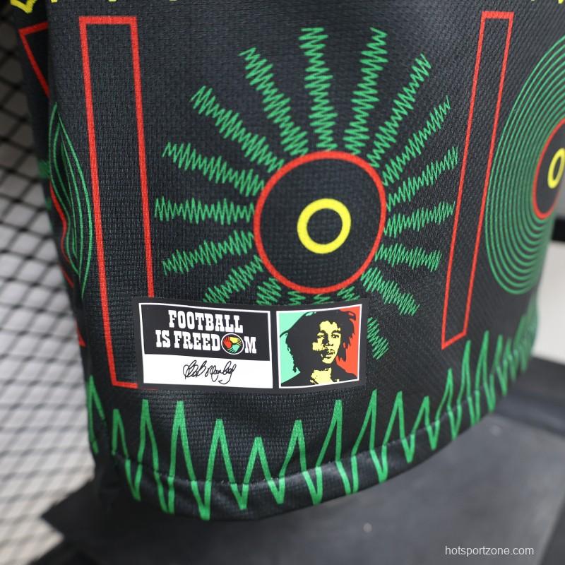 Player Version 2026 Jamaica Dark Grey Reggae Music Culture Special Edition Jersey