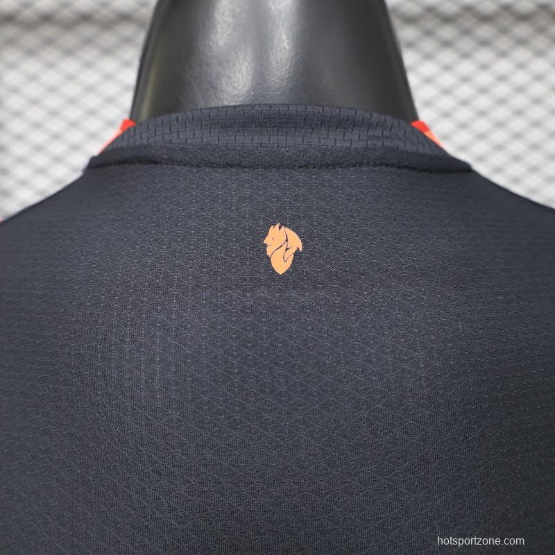 Player Version 26/27 AC Milan Away Navy Blue with Copper Orange Accents Jersey