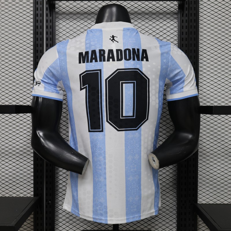 Player Version 2026 Argentina Home Light Blue & White Vertical Stripe Special Edition Jersey
