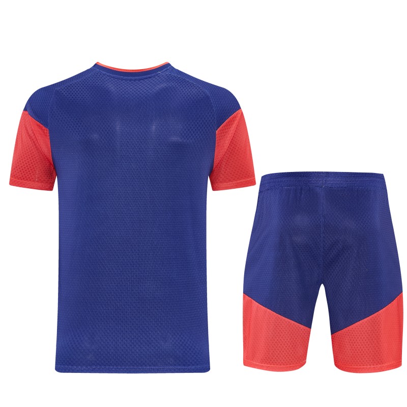 26/27 Japan  Blue  Short Sleeve+Soccer Shorts