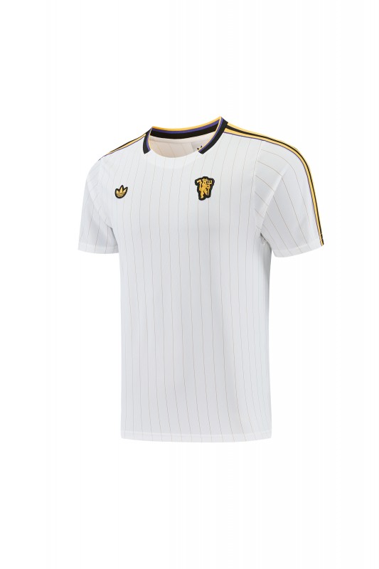 26/27 Manchester United White Short Sleeve+Soccer Shorts