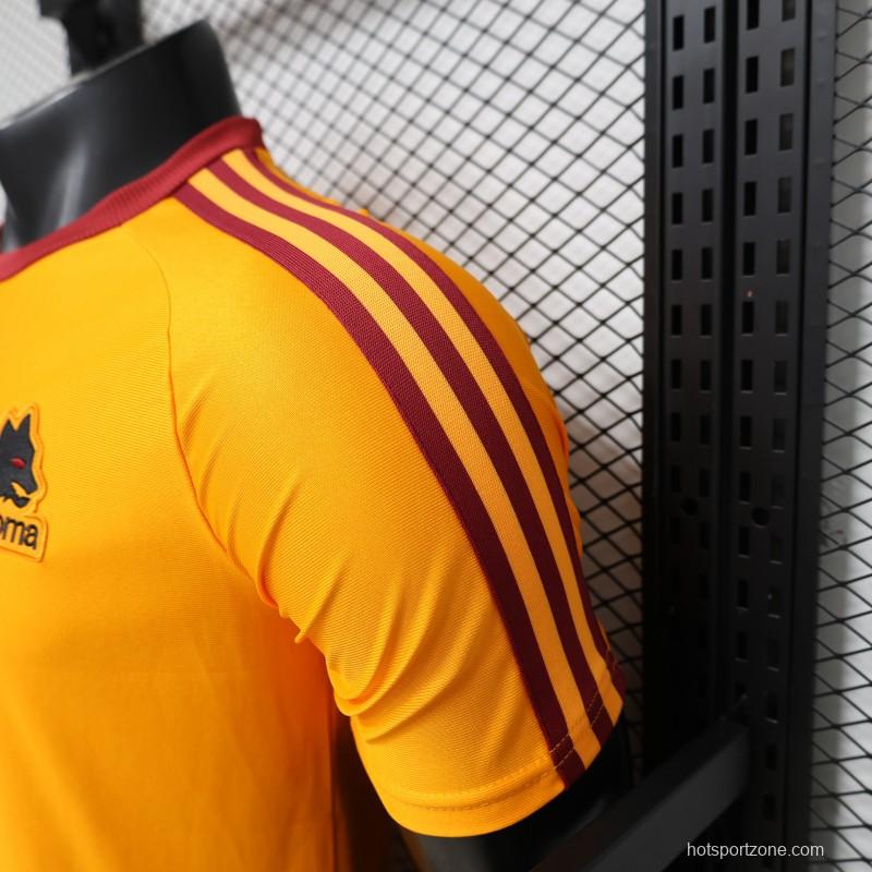Player Version 26/27 AS Roma x Adidas Originals Orange Special Edition Jersey