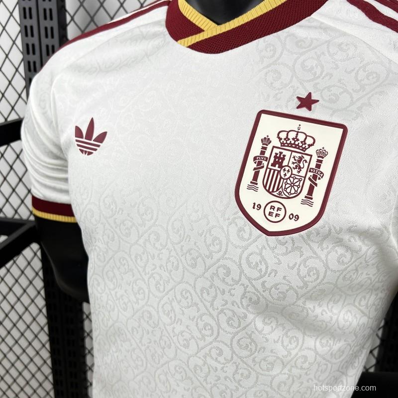 2026 Player Version Mens Spain World Cup Away Jersey