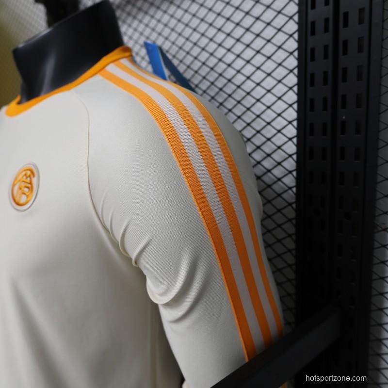 Player Version 26/27 Bayern Munich Cream White 1990 Vintage Remake Long Sleeve Jersey