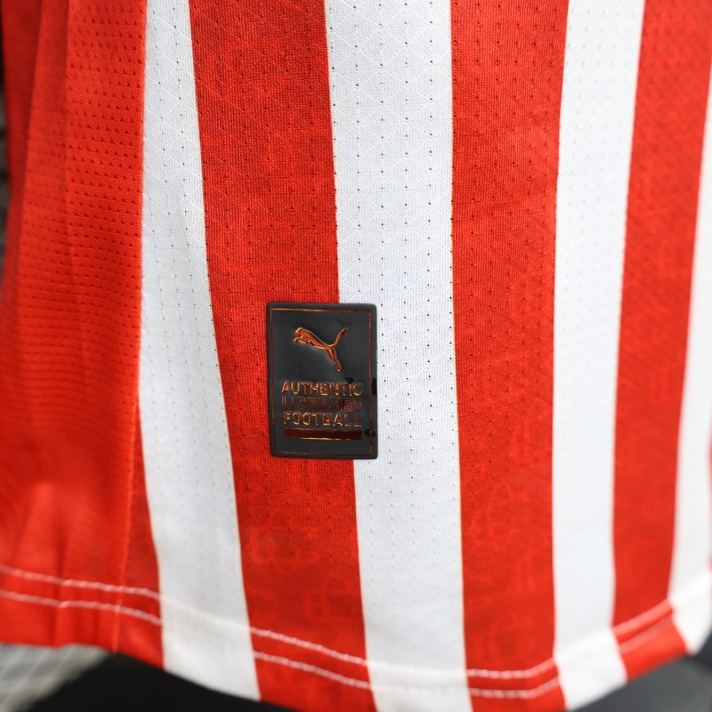 Player Version 26/27 Chivas de Guadalajara Red & White Stripes Home Jersey