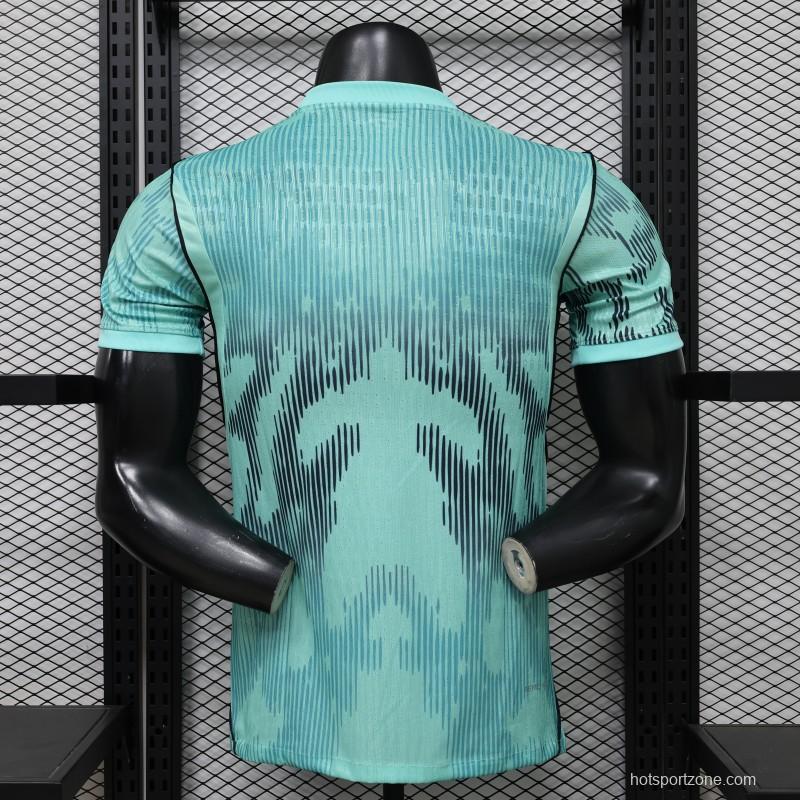 Player Version 26/27 Brazil Mint Green & Black Pattern Special Edition Jersey