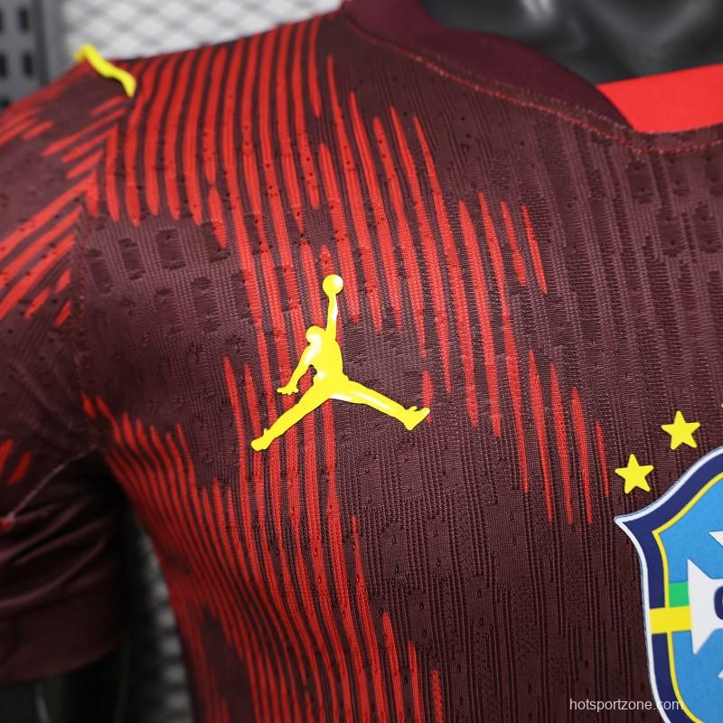 Player Version 26/27 Brazil  Dark Red Special Edition Jersey