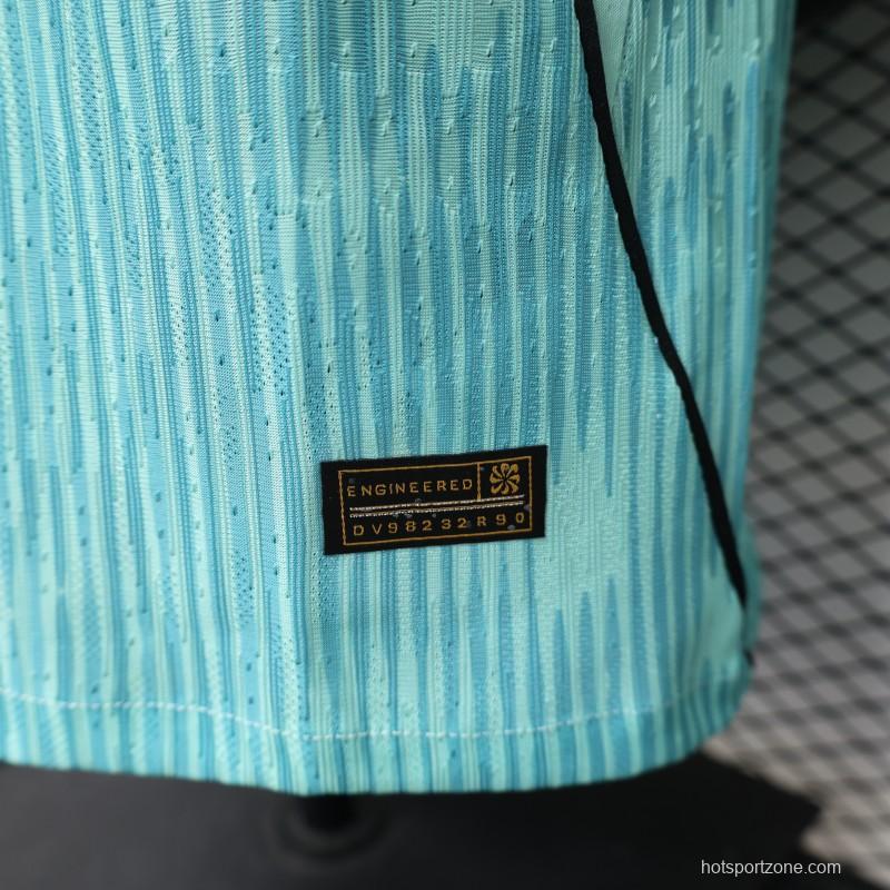 Player Version 26/27 Brazil Mint Green & Black Pattern Special Edition Jersey