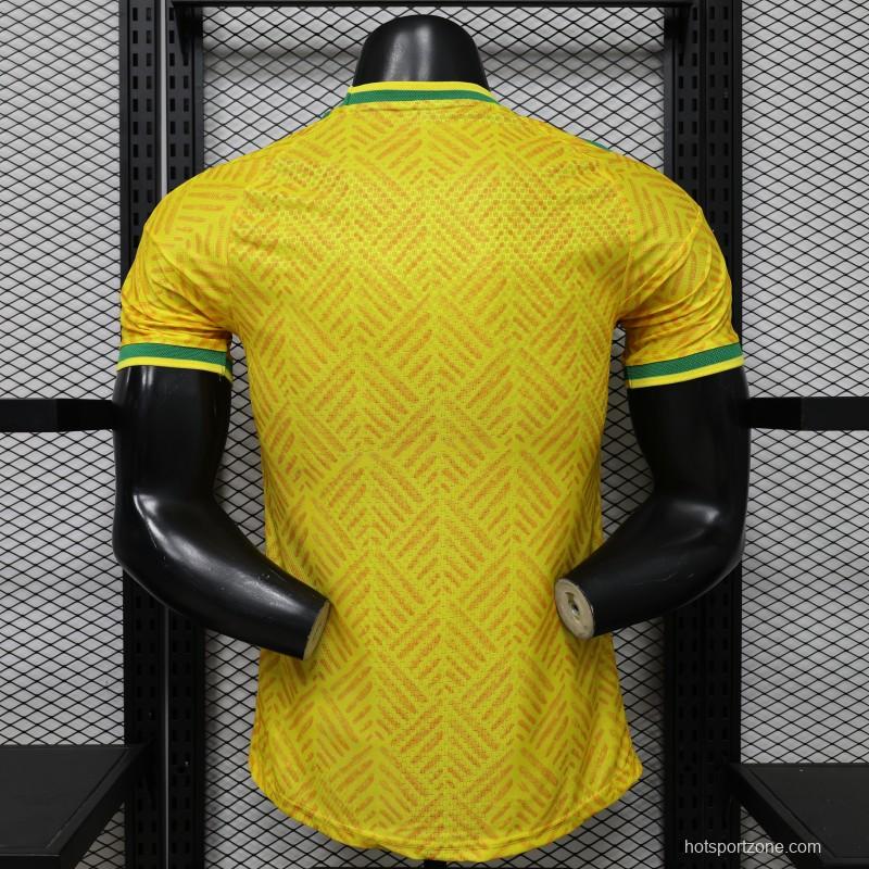 Player Version 26/27 South Africa Yellow & Green  Home Jersey (Adidas)