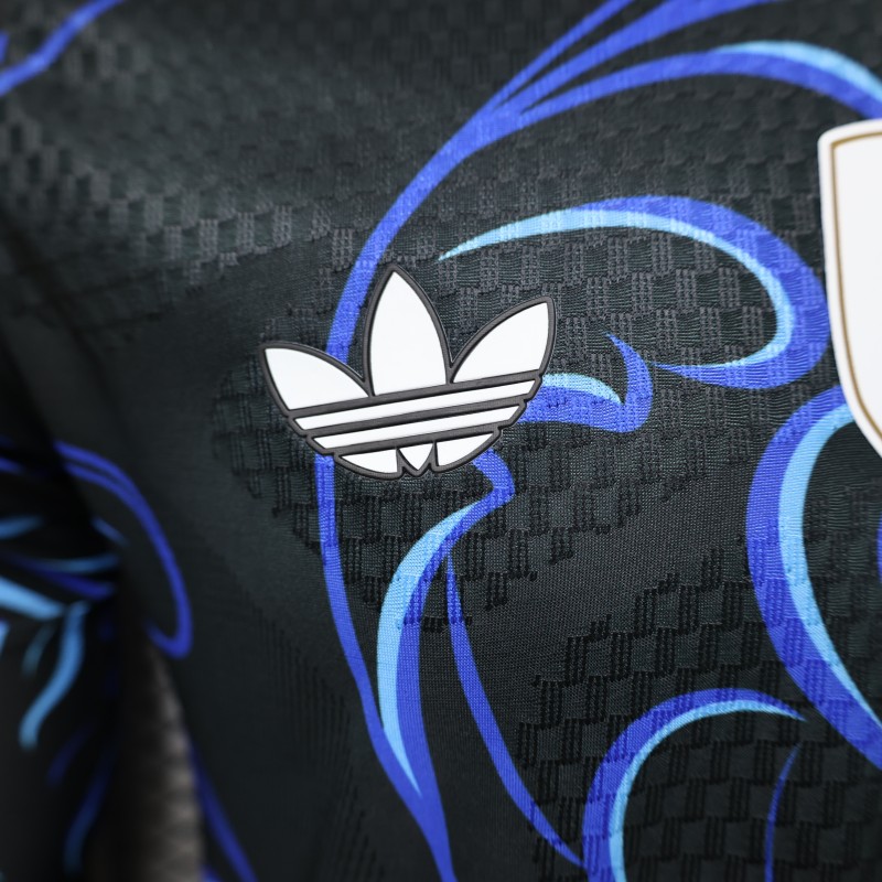 Player Version  26/27  Argentina  Black & Blue  Long Sleeve Jersey