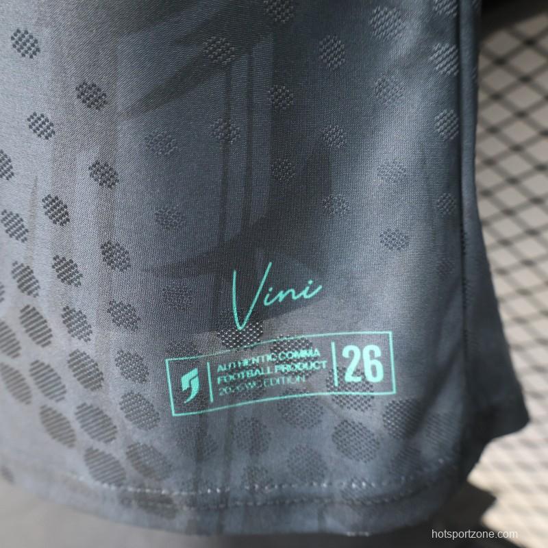 Player Version 26/27  Brazil  Charcoal Black & Mint Teal  Special Edition Jersey