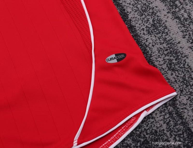Retro Kids 06/08 Liverpool Red Home Jersey