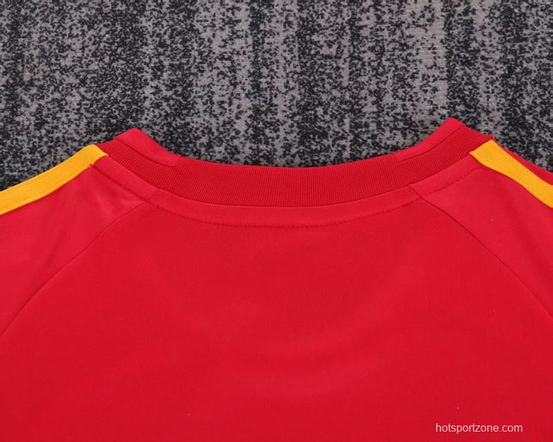Retro Kids 2008 Spain Home Jersey