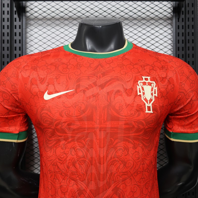 Player Version 2026 Portugal Home Red Special Edition Jersey