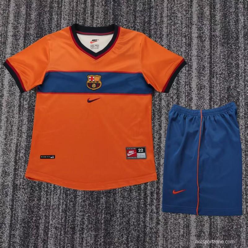 Retro Kids 98/99 Barcelona Third Jersey