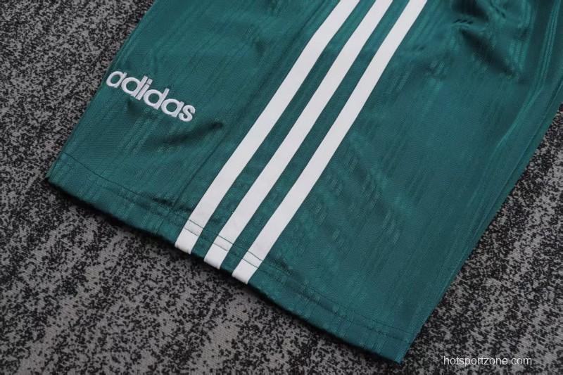 Retro 1995/96 Kids Liverpool White & Green Away Jersey