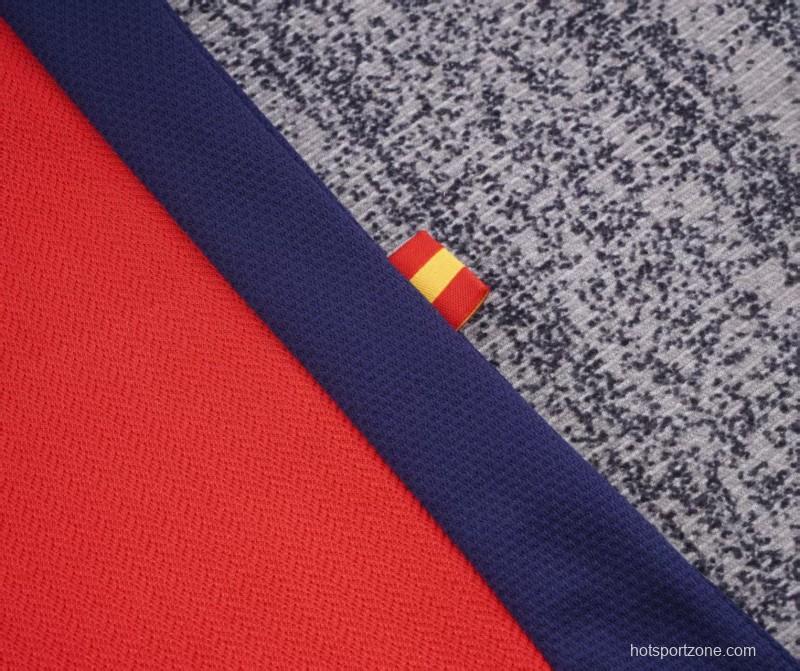 Retro Kids 1998 Spain Home Jersey