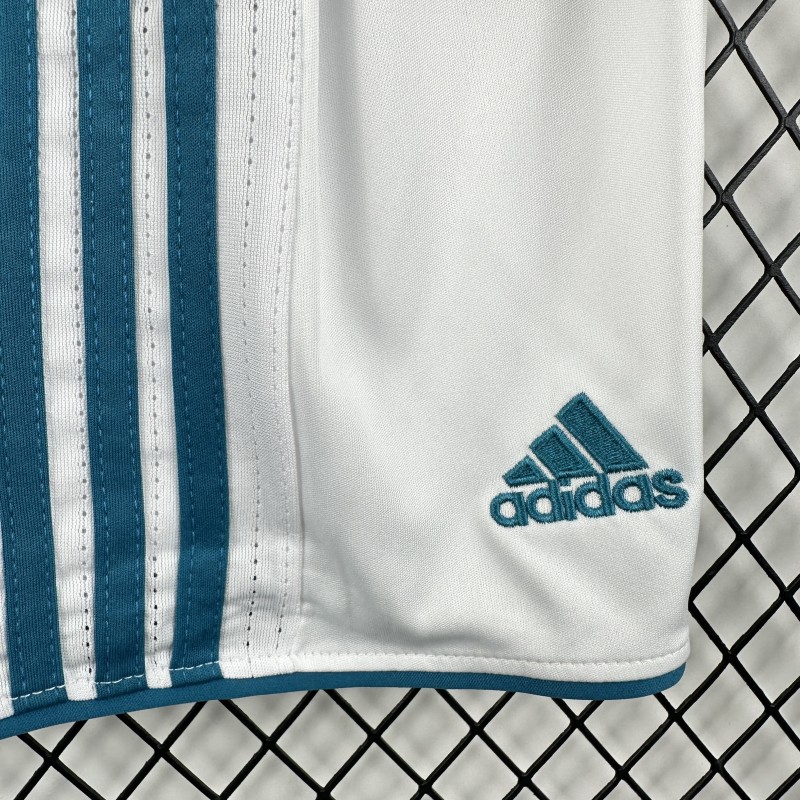 Retro Kids 17/18 Real Madrid Home Long Sleeve Jersey