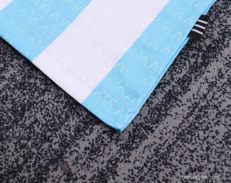 Retro Kids  96/97 Argentina Home Jacquard Jersey