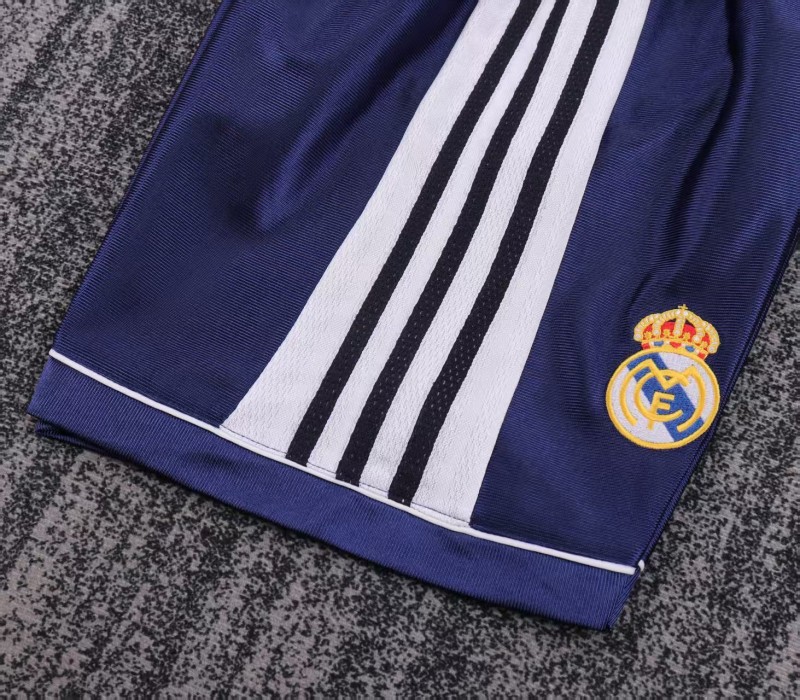 Retro Kids 98/99 Real Madrid Away Navy Jersey