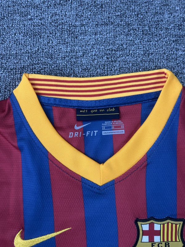Retro Kids 13/14 FC Barcelona Home Jersey