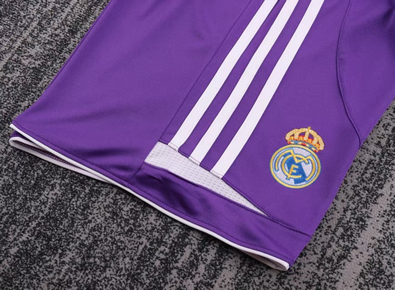 Retro Kids 06/07 Real Madrid Away Purple Jersey