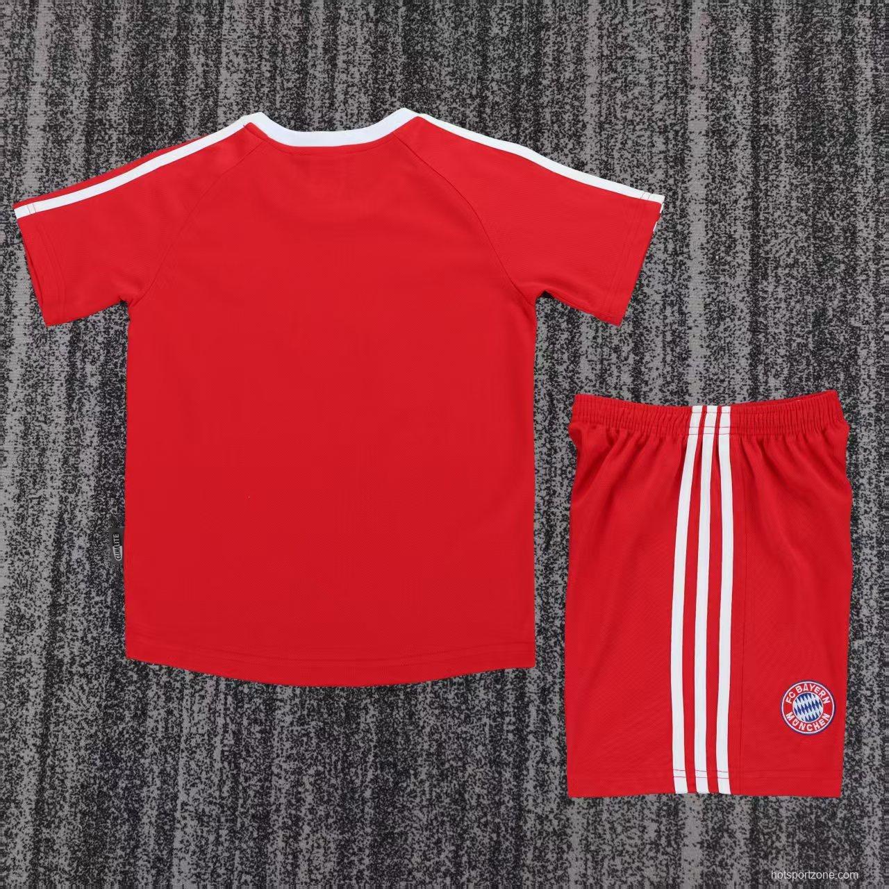 Retro 01/02 Kids Bayern Munich Home Jersey