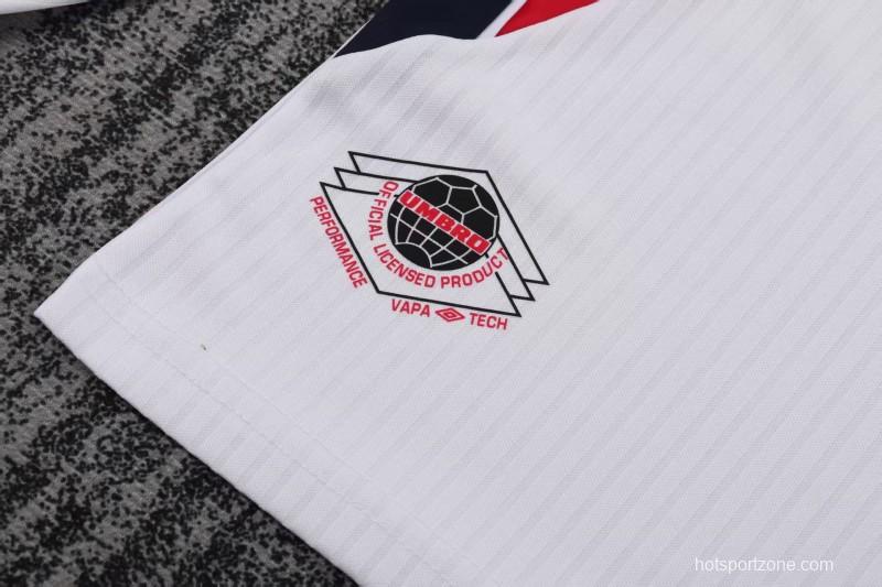Retro 1998 England Home Long Sleeve Jersey