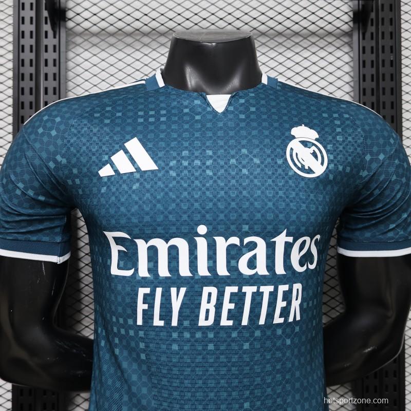 Player Version 26/27 Real Madrid Away Teal Blue  Jersey